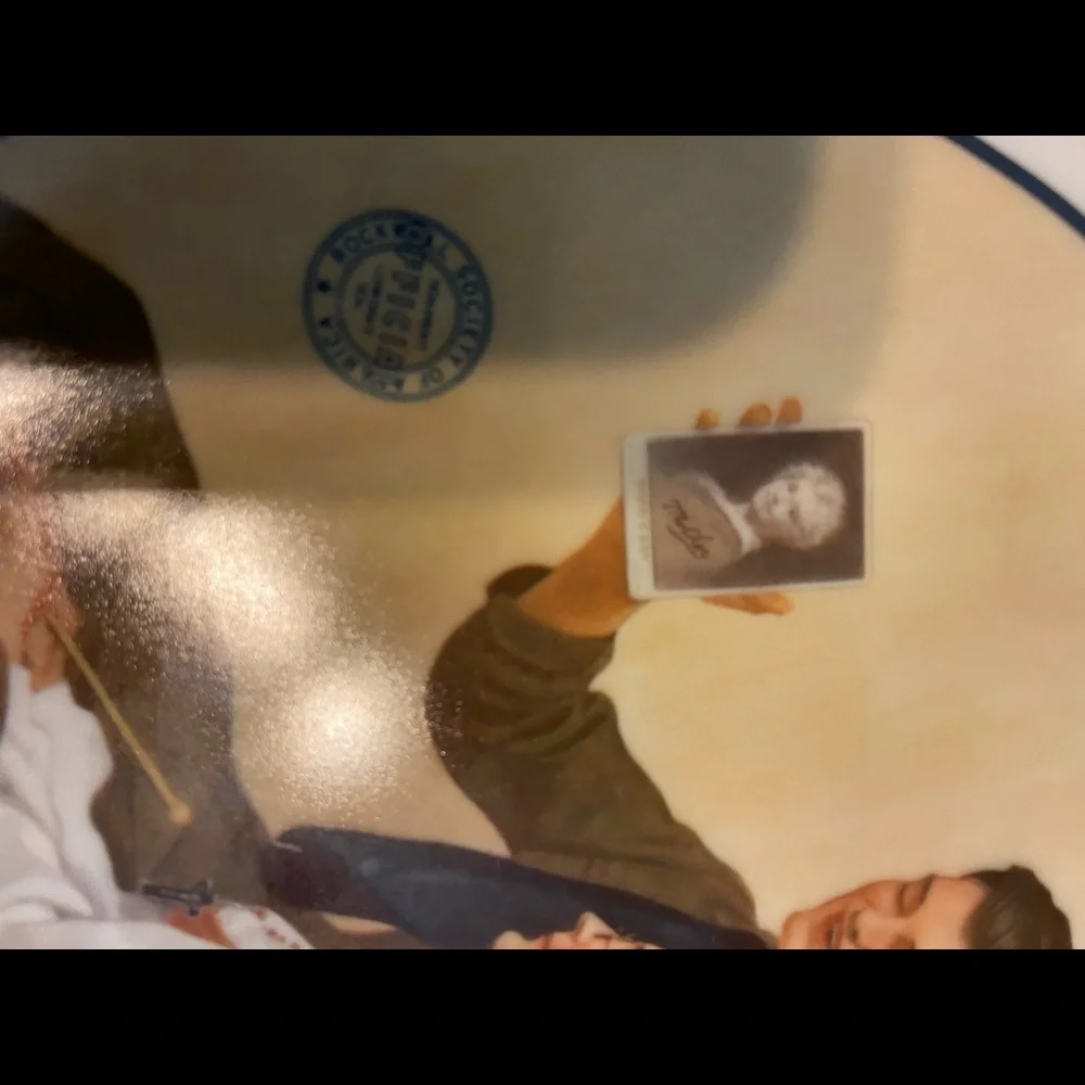 Norman Rockwell 8.5” W Mothers Day 1988 Plate - Picture 6 of 11